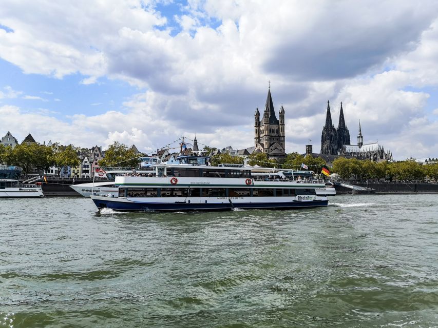 Cologne: Top Sights Rhine River Cruise - Skyline Tour - The Cathedral and Old Town from the river