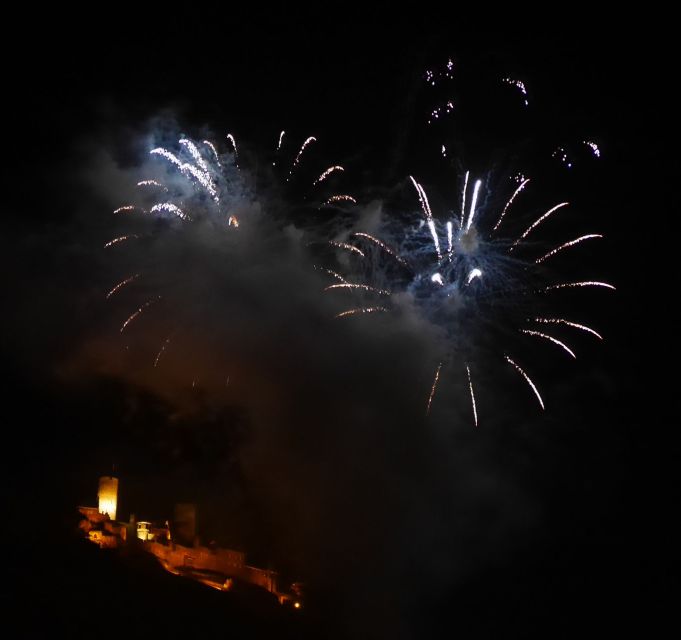 Cruise to the fireworks of Winninger vinefestival - Castles near Alken, Gondorf, and Kobern