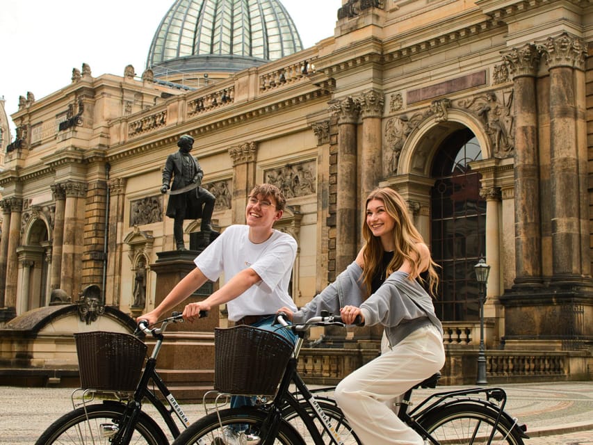 Dresden: Bike Rental - City Bike with Option Children Seat - Starting beside the Frauenkirche
