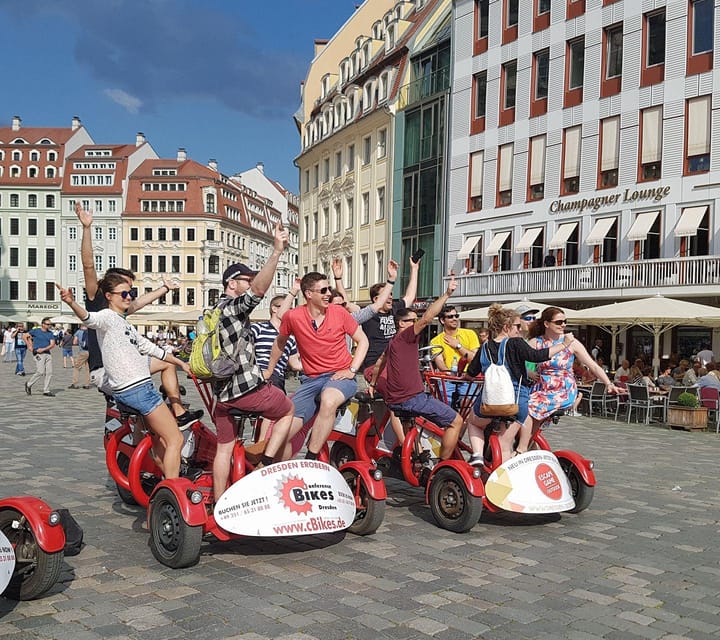Dresden Bike Tour with Wine Tasting - Dresden’s historic center by shared bicycle