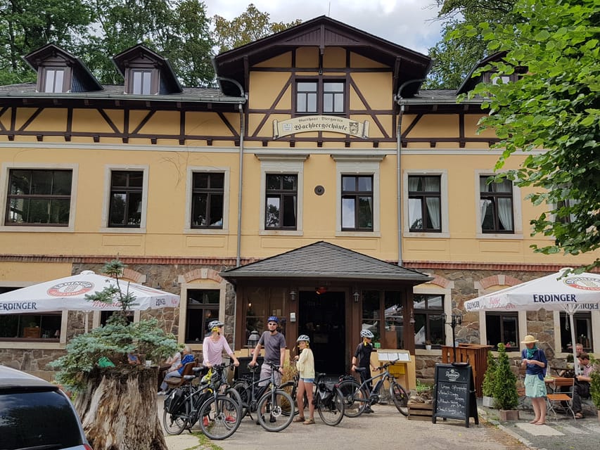 Dresden: E-Bike Tour and Dresden Heath Forest Trails - Pausing at Wachbergschänke for the Dresden view