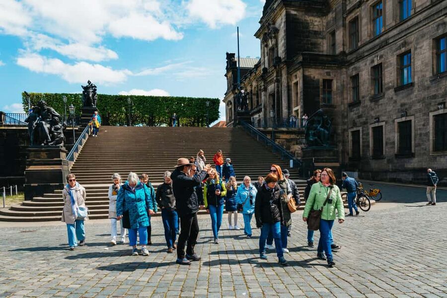 Dresden: Guided City Walk with a Cup of Coffee - What the guide adds to the buildings