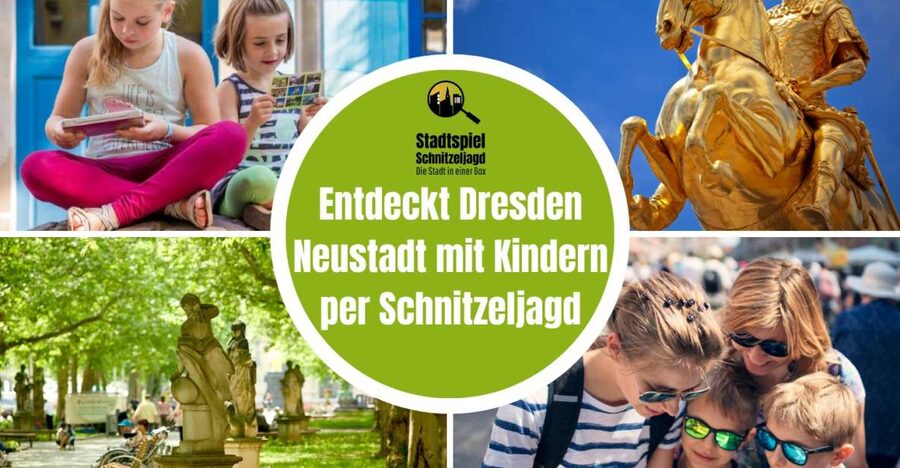 Dresden Neustadt: Scavenger Hunt for Children - Opening the box and finding the next clue