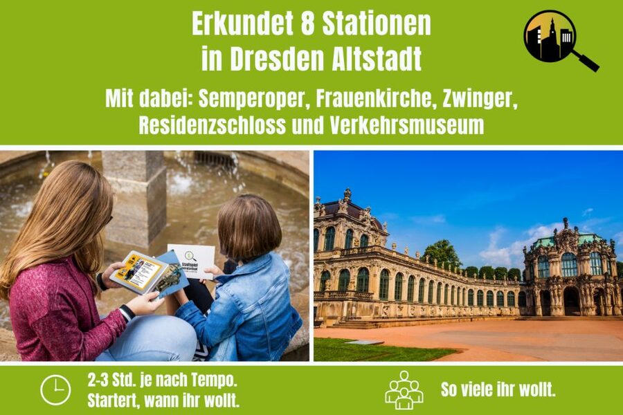 Dresden: Old Town Scavenger Hunt for Children - Starting at Theaterplatz beside the Semperoper