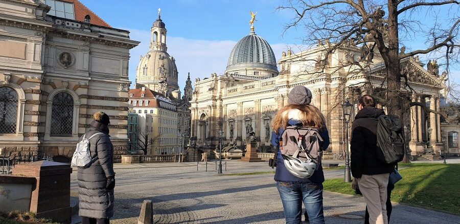 Dresden: Private Guided Walking Tour - Dresden Cathedral and Taschenbergpalais