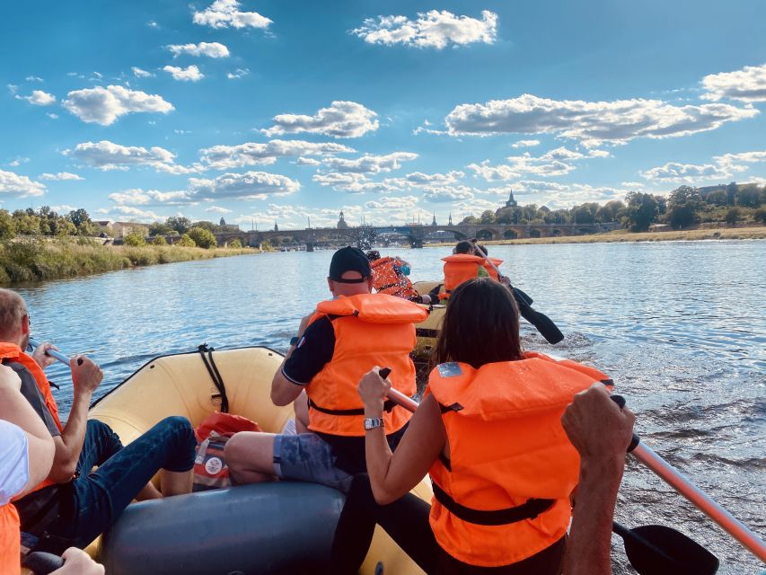 Dresden: Private Inflatable Boat Tour with Beer Garden Stop - What is included, and what you still need to plan