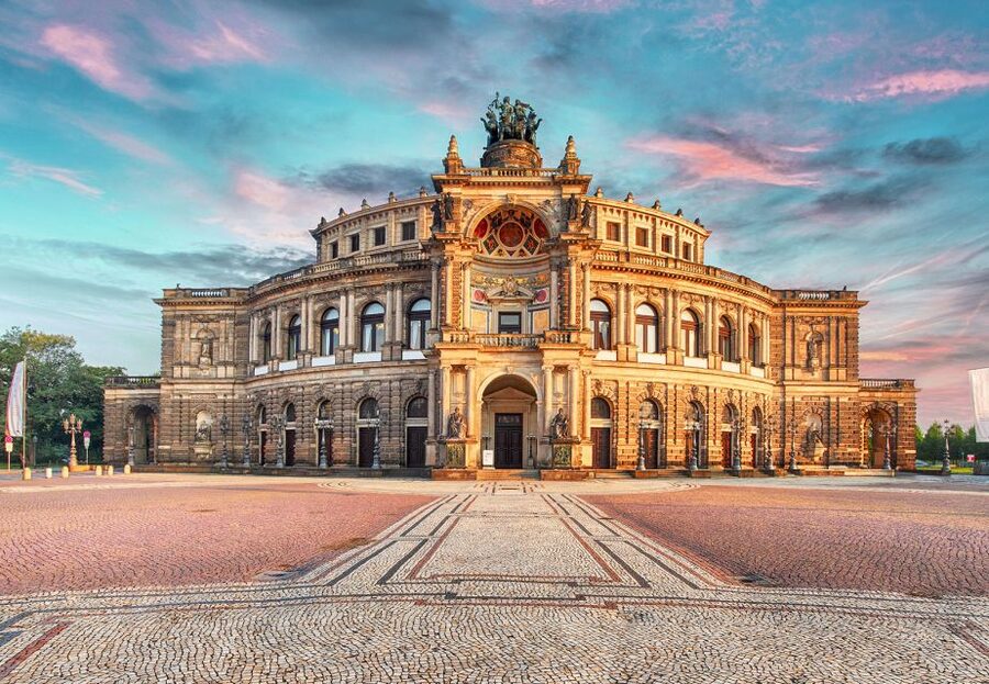 Dresden: Semperoper and Old Masters Picture Gallery - Inside the Semperoper’s decorated interior