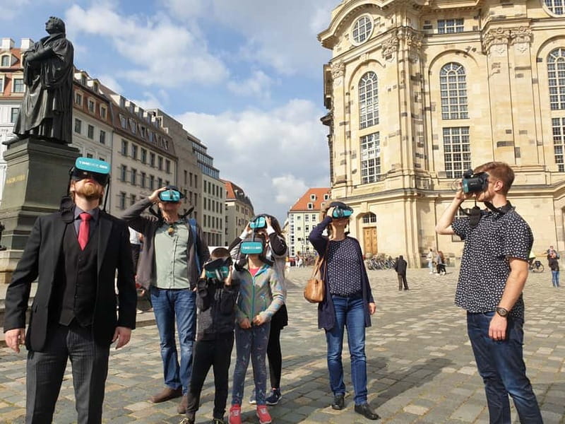Dresden: Walking Tour with Virtual Reality elements - Ending near the Semperoper
