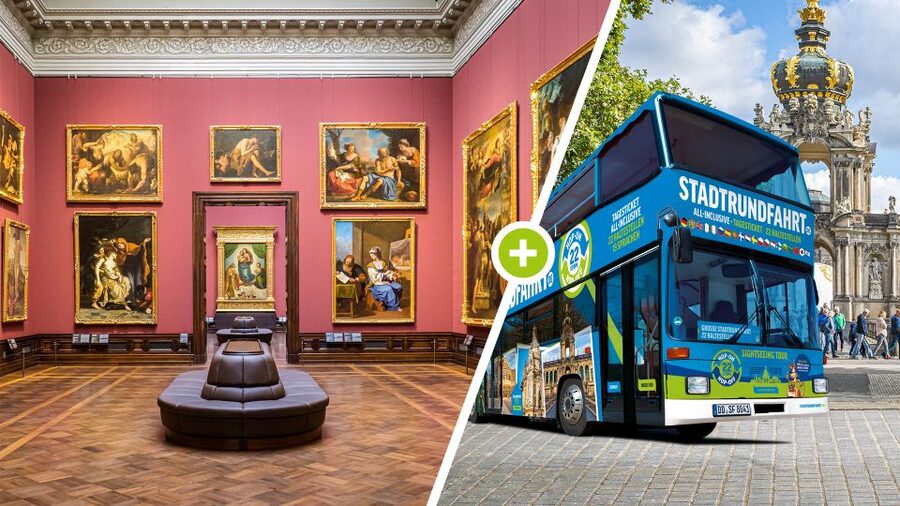 Dresden: Zwinger Skip-the-Line & 2-Day Hop-On Hop-Off Bus - Riding the 22-stop Dresden bus route