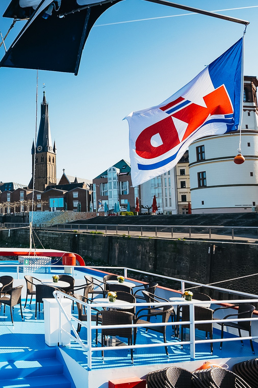 Düsseldorf: City Sightseeing Cruise on the Rhine - The views from the upper deck