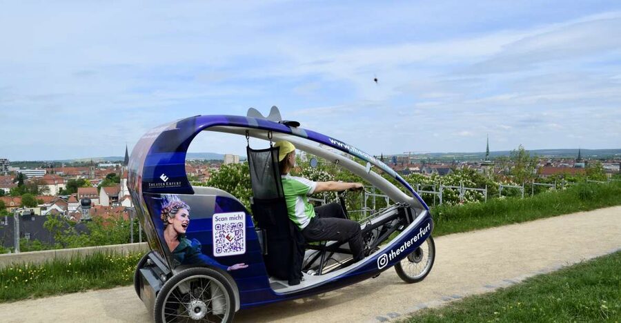 Erfurt: Guided Petersberg Citadel Tour by E-Rickshaw - Seeing Erfurt from the fortress walls
