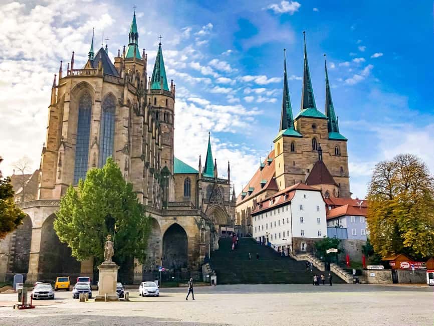 Erfurt: On the road with the Brückenkrämer. Walking tour with anniversary tasting. - Key points at a glance