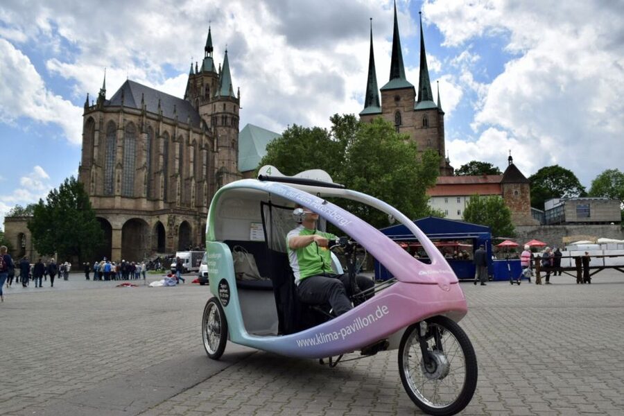 Erfurt: Romantic Rickshaw Tour For Two - Key points at a glance