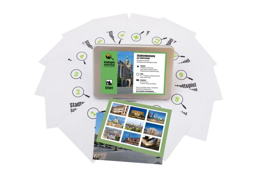 Erfurt: Schnitzeljagd, selbstgeführte Highlights-Tour - A self-guided way to meet Erfurt