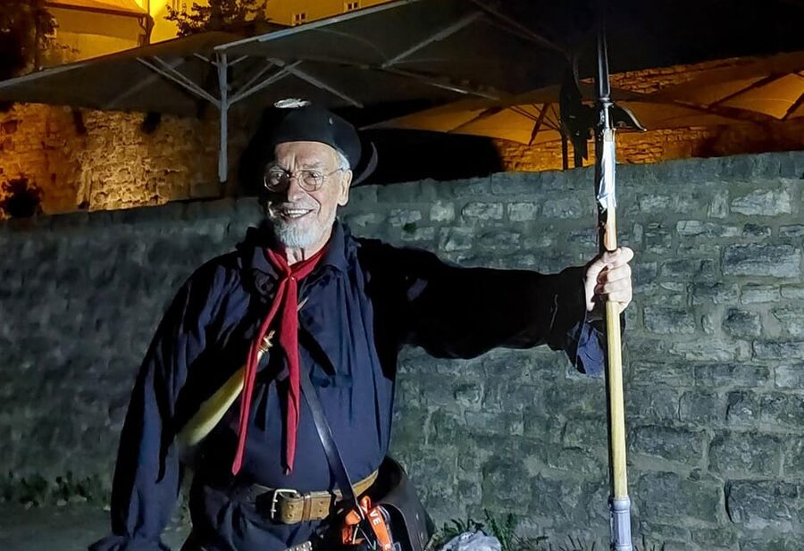 Erfurt: With Night Watchman Schwalbe through the Old Town, including tasting - The tasting, optional beer, and violin