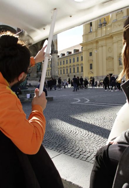 Exploring Munich in a Rikscha - Marienplatz and Munich’s city center