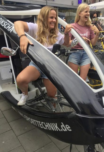 Exploring Munich in a Rikscha - Starting near Marienplatz at Burgstraße 2