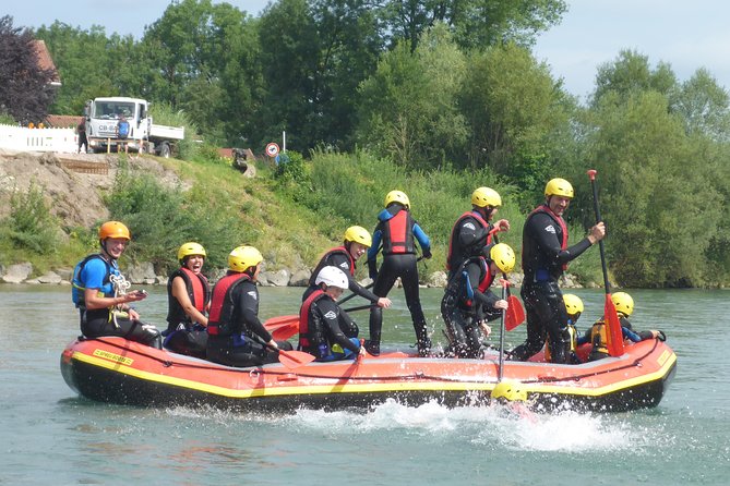 Family rafting Iller - white water rafting level 1 - The guide makes the difference