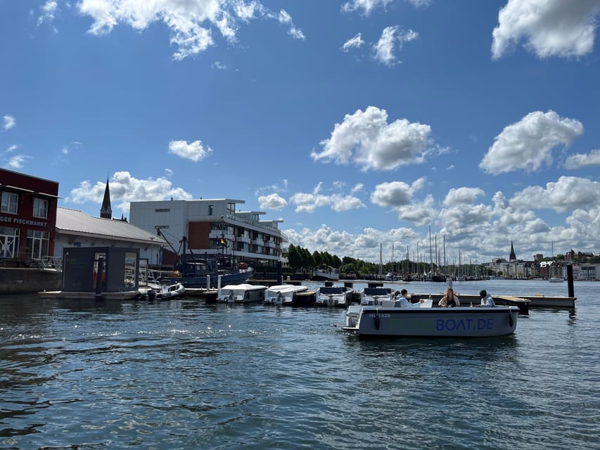 Flensburg: E-Boat rent - Taking the helm on the Flensburg Fjord