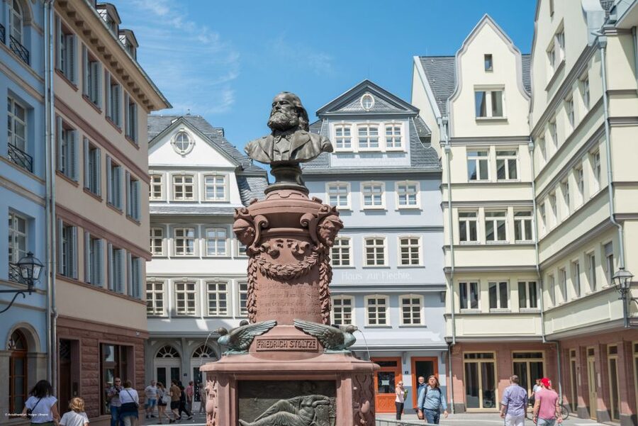 Frankfurt: Highlights and New Old Town English-Language Tour - The Eiserner Steg photo stop