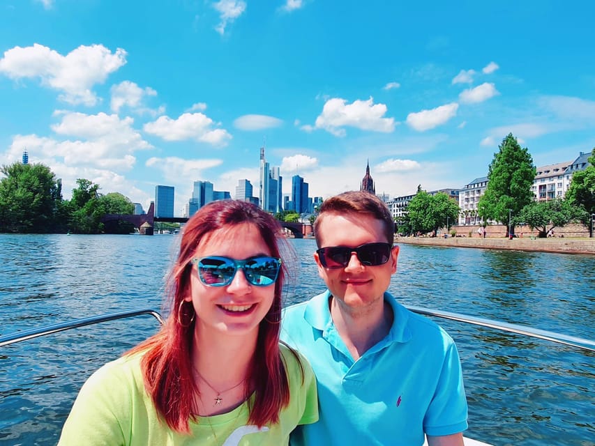 Frankfurt: Private Romantic Skyline Boat Tour - Passing beneath the Eiserner Steg