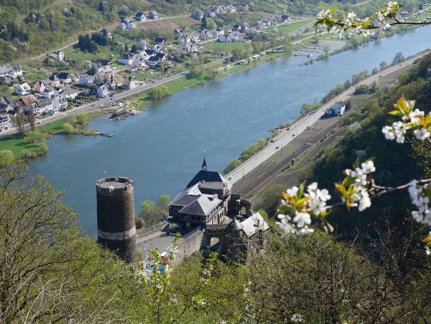 From Alken: Moselle Valley Sightseeing Cruise - Hatzenport and the view toward Burg Bischofstein