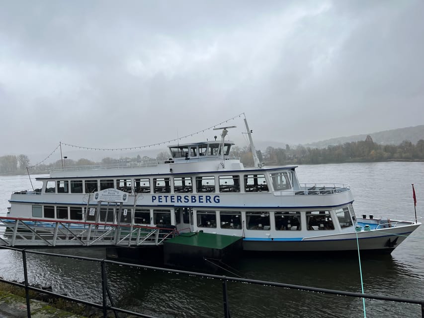 From Bonn: Christmassy Advent Cruise on the Rhine - The Siebengebirge provides the grand scenery