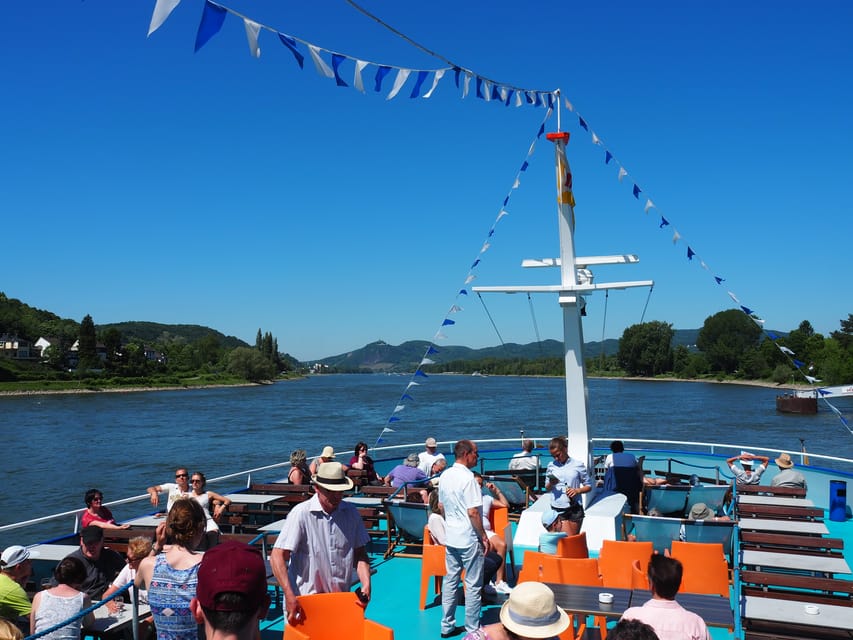 From Bonn: Rhine River to Linz Sightseeing Boat Tour - Upstream toward Königswinter and the Siebengebirge