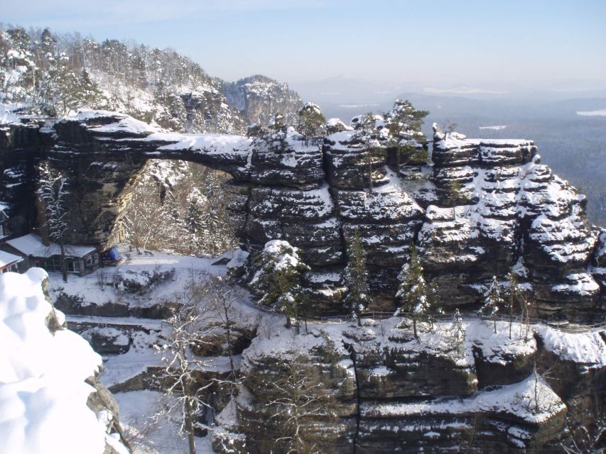 From Dresden: Bohemia and Saxon Switzerland Winter Tour - The van ride back to Dresden