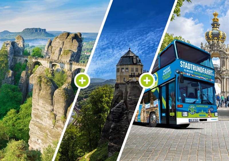 From Dresden: Saxon Switzerland National Park Full-Day Trip - Königstein Fortress above the Elbe