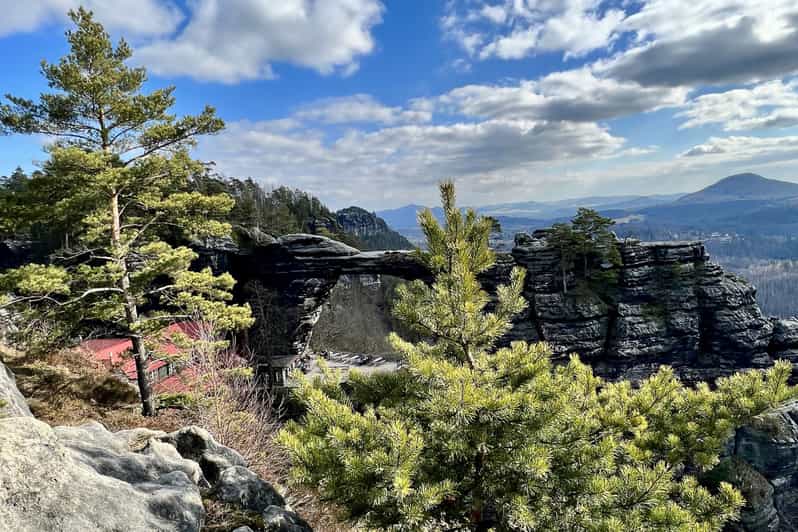 From Prague: Bohemian and Saxon Switzerland Full-Day Tour - Bastei Bridge: the dramatic first stop
