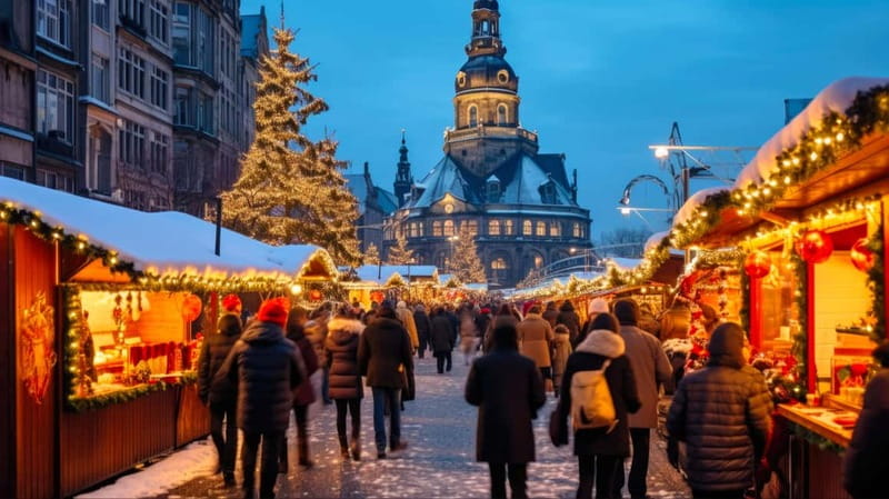 From Prague: Dresden Christmas markets and old town tour - Leaving Prague in a private car