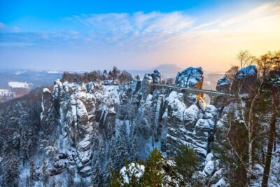 From Prague: Dresden Xmas Market & Saxon Switzerland Tour