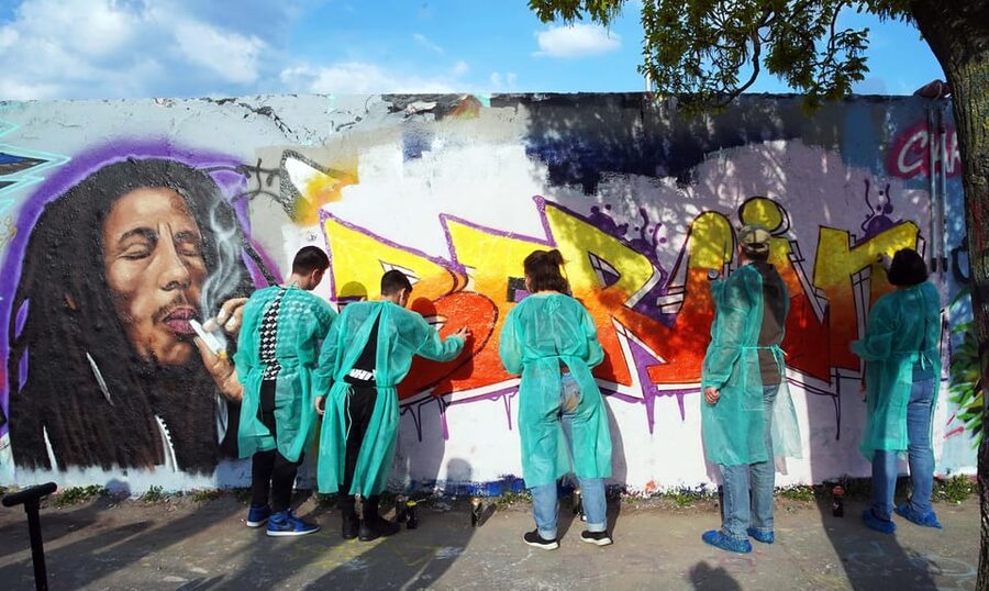Graffitiworkshop Berlin - Sketching letters before you touch the wall