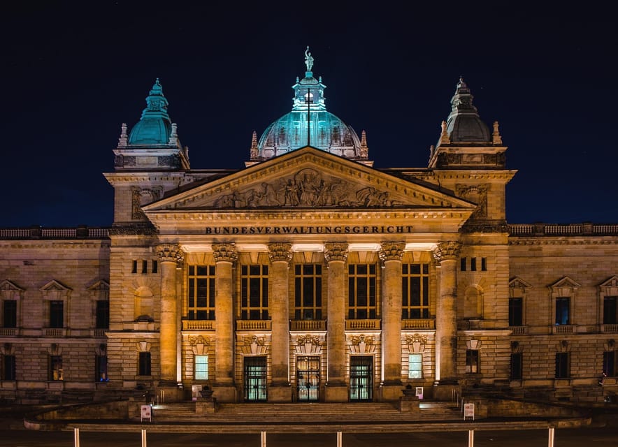 Guided tour of the Federal Administrative Court in Leipzig - The domed hall and the building’s imperial scale