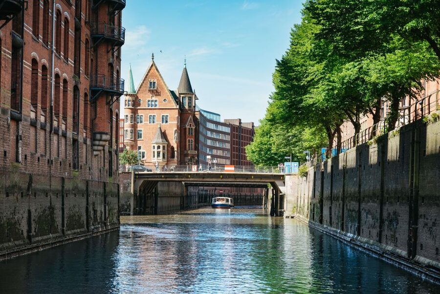 Hamburg: 1.5-Hour Harbor and Speicherstadt Day Cruise - Hafen City and the Elbphilharmonie view