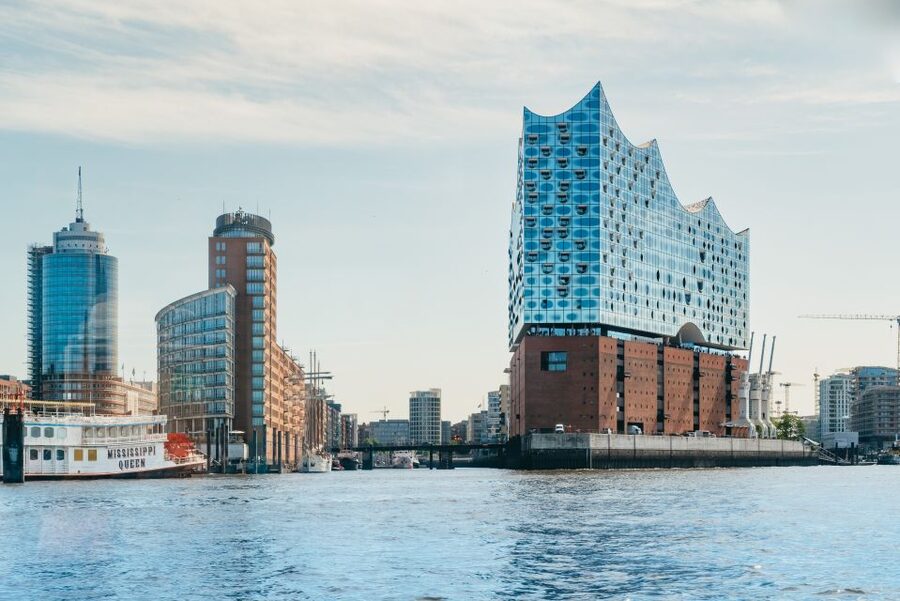 Hamburg: 1.5-Hour Harbor and Speicherstadt Day Cruise - Blohm and Voss, docks, and the Lion King theater