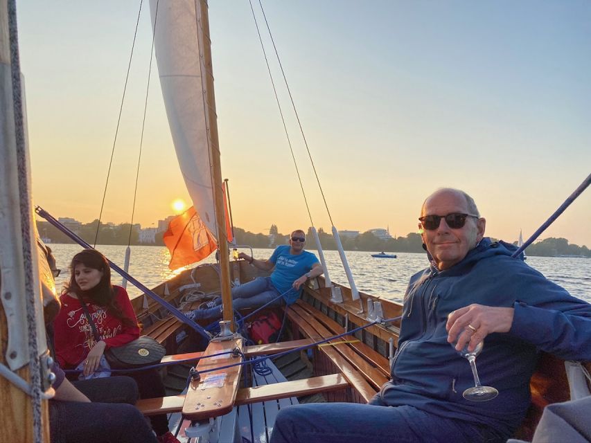 Hamburg: Alster River Sailboat Tour with Sundowner - Booking tips for a smoother evening