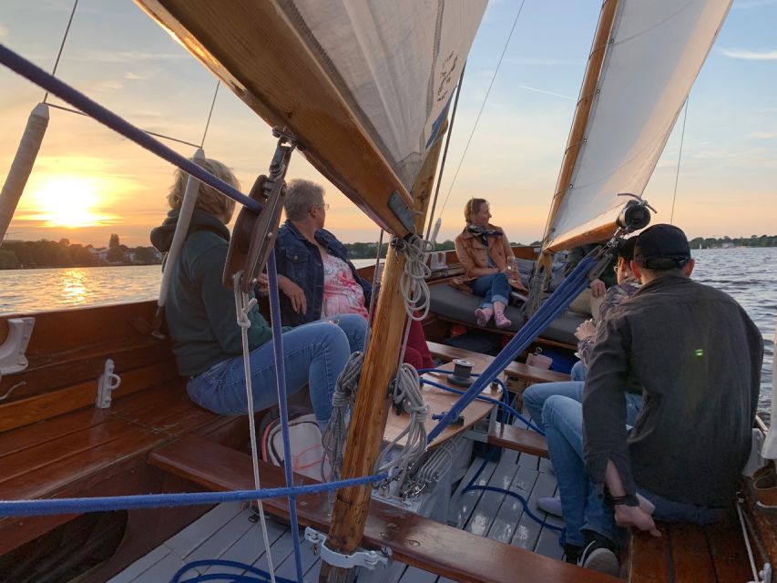 Hamburg: Alster River Sailboat Tour with Sundowner - Hamburg’s skyline from the water