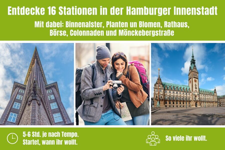 Hamburg City: Scavenger Hunt Self-Guided Tour - What the $52 group price really means
