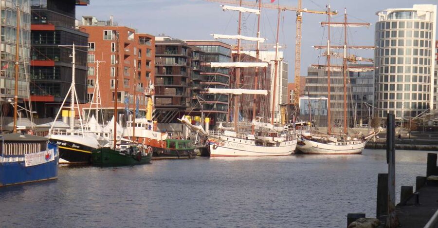 Hamburg Harbor: 3.5-Hour Guided Tour by Bike - Crossing the Elbe at Baackenhöft
