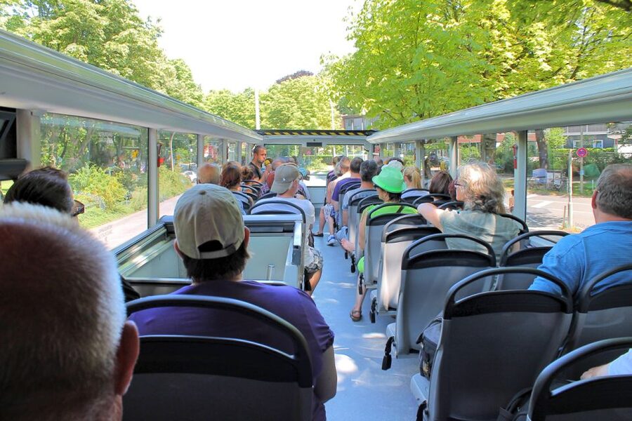 Hamburg: Hop-On Hop-Off Bus Tour Family Ticket - The Outer Alster loop and quieter city views