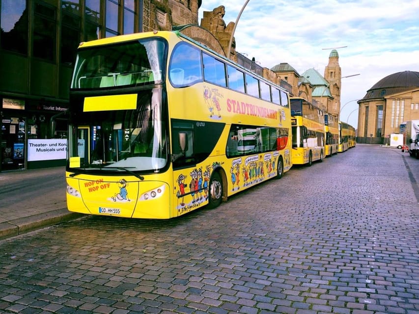 Hamburg: Hop-On Hop-Off Bus Tour Yellow Double Decker - Starting at Landungsbrücken, Hamburg’s waterfront front door