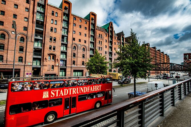 Hamburg Hop-on Hop-off Sightseeing Tour on Red Double Decker Bus - Rathaus, the Binnenalster, and the city center