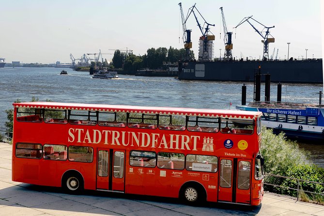 Hamburg Hop-on Hop-off Sightseeing Tour on Red Double Decker Bus - Starting at St. Pauli Landungsbrücken