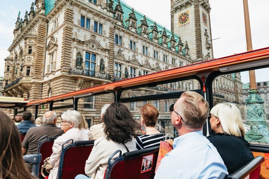 Hamburg: Line A Sightseeing Hop-On Hop-Off Bus Tour - HafenCity, Überseequartier, and Speicherstadt