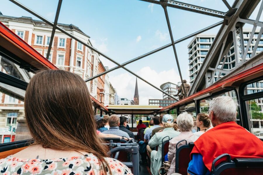 Hamburg: Line A Sightseeing Hop-On Hop-Off Bus Tour - Harbor views and the Elbphilharmonie