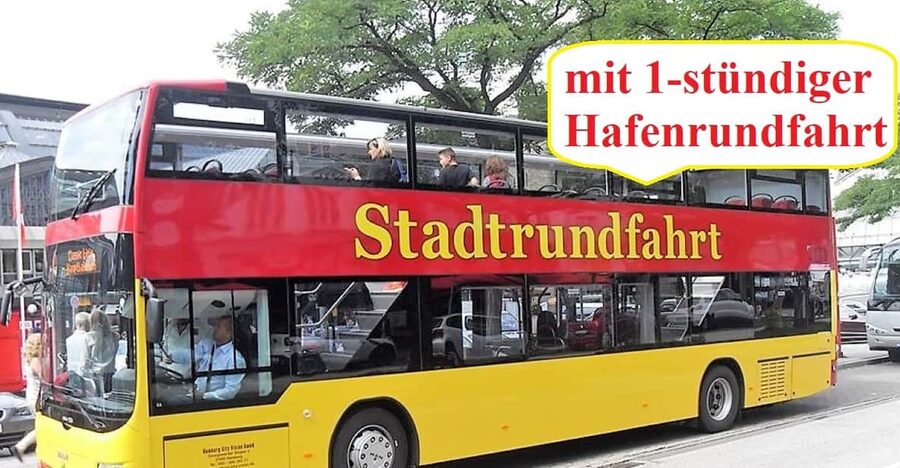 Hamburg: Line C Sightseeing Tour Hop On Hop Off and Harbor Cruise - Families, Mobility, and Audio Options