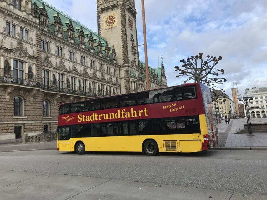 Hamburg: Line C Sightseeing Tour Hop On Hop Off and Harbor Cruise - Riding the Classic Line Bus