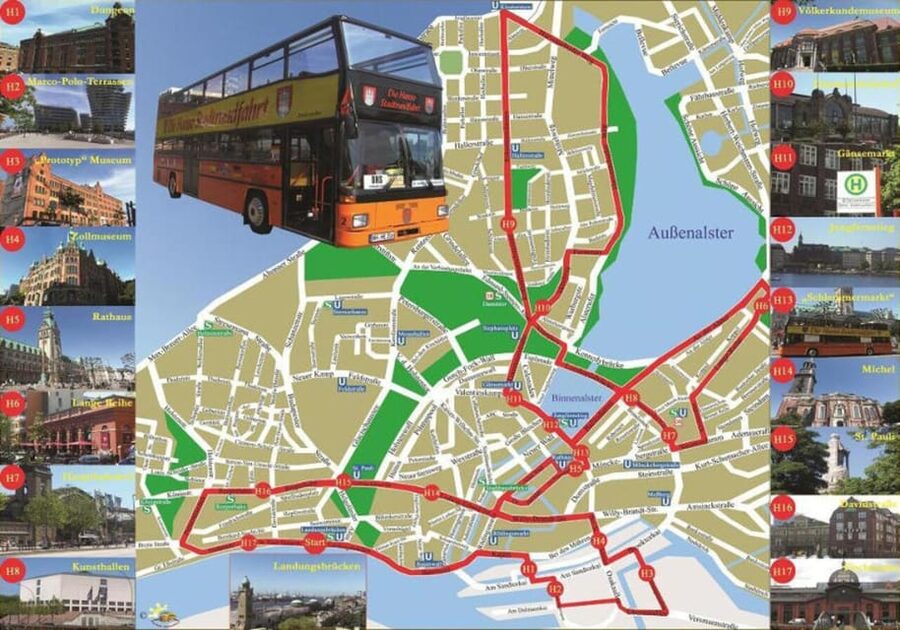Hamburg : Line G Hop-On Hop-Off Sightseeing Tour - Reeperbahn brings a sharper change of mood